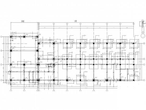 9层框架技术学院实验综合楼结构CAD施工图纸（独立基础） - 2