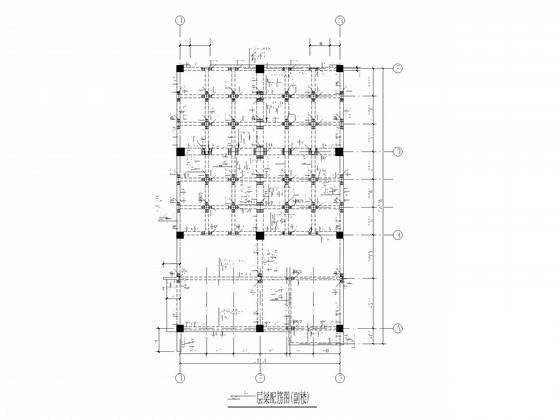 9层框架技术学院实验综合楼结构CAD施工图纸（独立基础） - 3