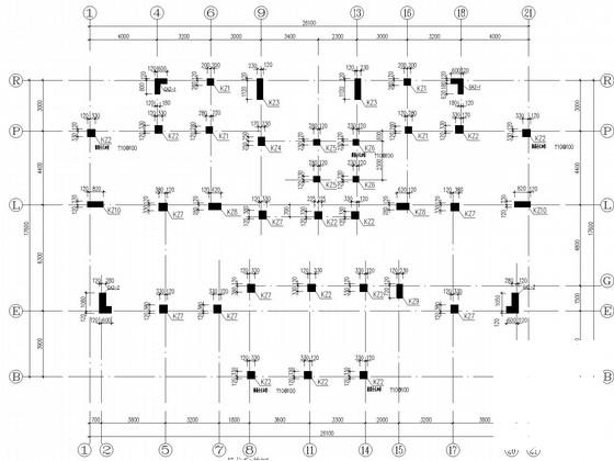 高档小区14层框架住宅楼结构CAD施工图纸（7度抗震）(梁平法配筋图) - 2