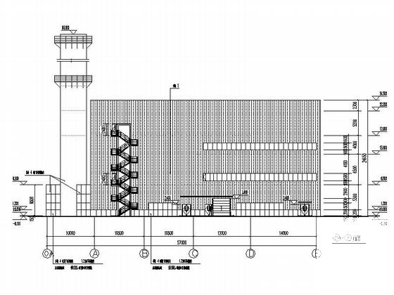 多层框架结构涂装类工业厂房建筑施工CAD图纸 - 4