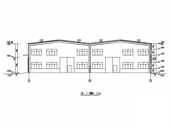 3层简洁工业厂房及办公楼建筑施工CAD图纸（2016最新） - 5