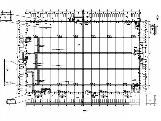 现代多层工业厂房建筑施工CAD图纸 - 3
