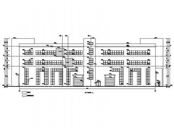 现代多层工业厂房建筑施工CAD图纸 - 4