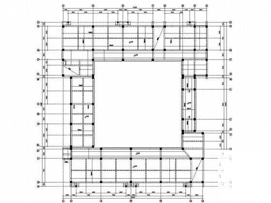 5层钢筋混凝土框架结构小学结构CAD施工图纸（独立基础） - 2