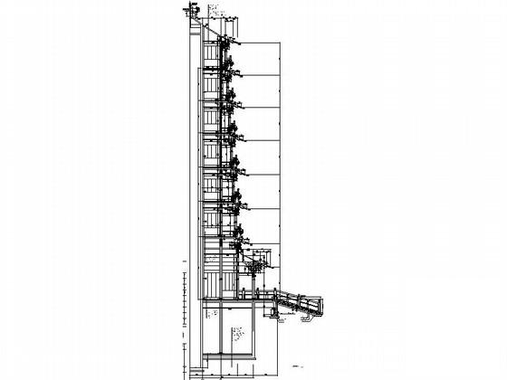 7层八角重檐仿古佛塔建筑施工CAD图纸 - 2