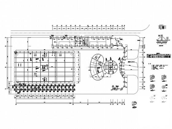 混合结构及多层框架结构游泳池结构CAD施工图纸 - 1