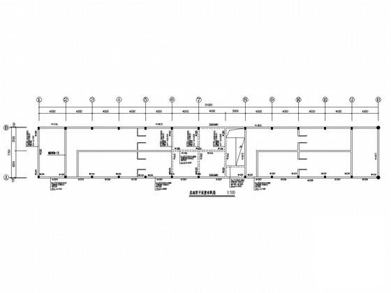 混合结构及多层框架结构游泳池结构CAD施工图纸 - 3