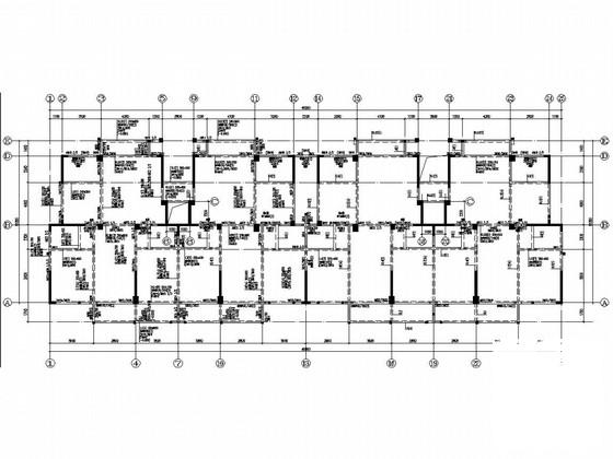 14层框架剪力墙高层住宅楼结构CAD施工图纸（预制桩）(基础设计等级) - 3