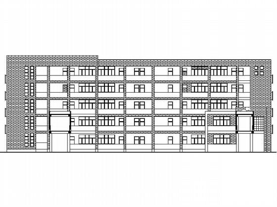 中学5层教学实验楼建筑方案设计图纸(平面图) - 1