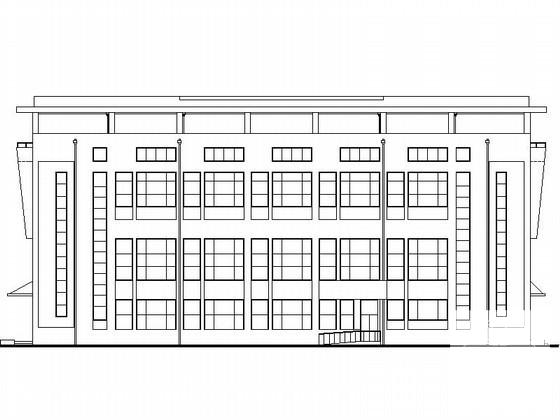 中学3层食堂、舞蹈教室、室内运动场建筑扩初图纸 - 1