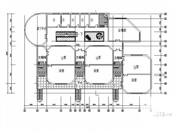 2层简欧风格幼儿园建筑设计CAD施工图纸(平面图) - 5