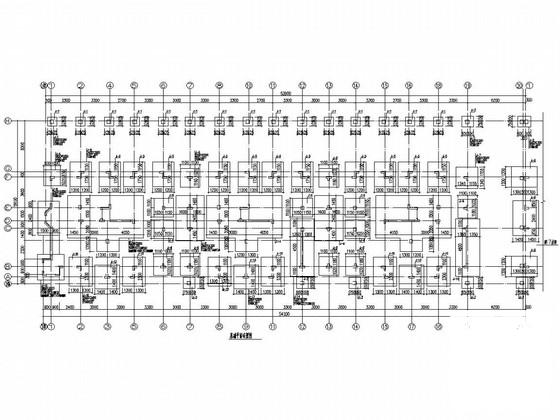 6层异形柱框架剪力墙结构住宅楼结构CAD施工图纸 - 1