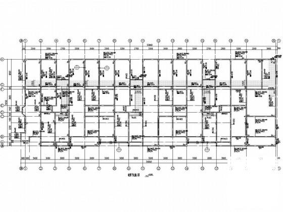 6层异形柱框架剪力墙结构住宅楼结构CAD施工图纸 - 3