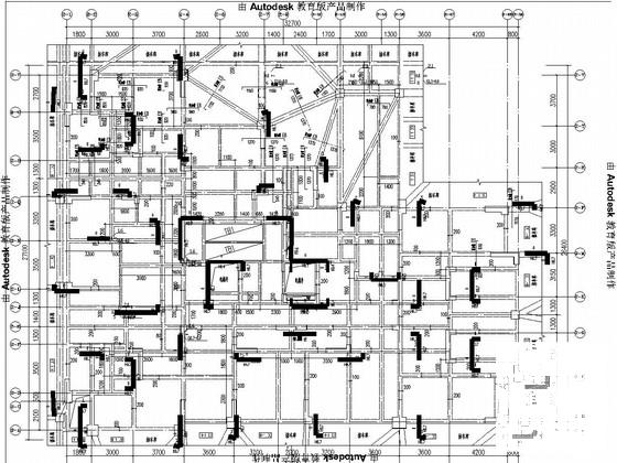 19层剪力墙商住母子楼结构CAD施工图纸(带裙楼含地下室结施)(柱下独立基础) - 3