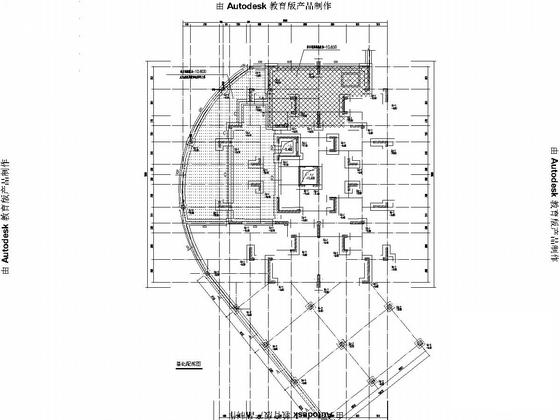 19层剪力墙商住母子楼结构CAD施工图纸(带裙楼含地下室结施)(柱下独立基础) - 4
