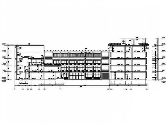 大学5层现代教学楼建筑方案设计CAD图纸(节点详图) - 2