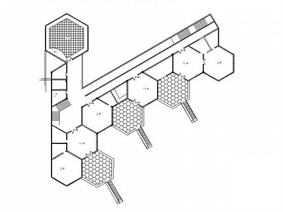 3层六班幼儿园建筑方案设计CAD图纸(平面图) - 3