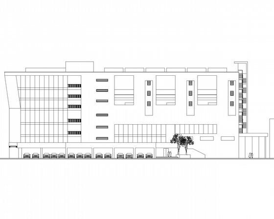 美术学院雕塑系6层教学楼建筑方案设计CAD图纸(平面图) - 1