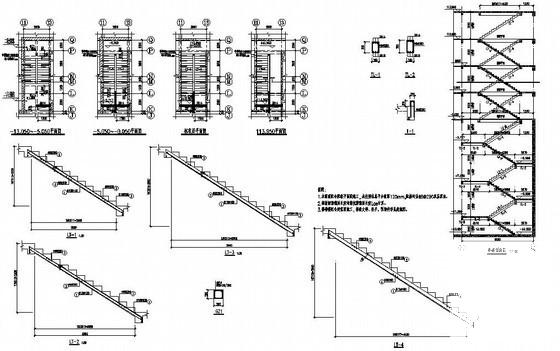 37层超高层剪力墙住宅楼结构CAD施工图纸（筏形基础） - 4