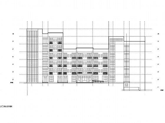 三栋6层不同类型框架结构宿舍楼结构CAD施工图纸(建筑) - 3