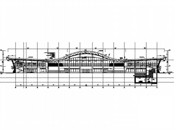 大型现代风格铁路枢纽站设计CAD施工图纸 - 2