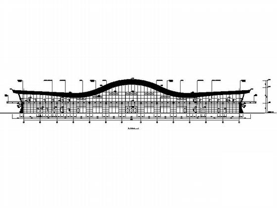 大型现代风格铁路枢纽站设计CAD施工图纸 - 4