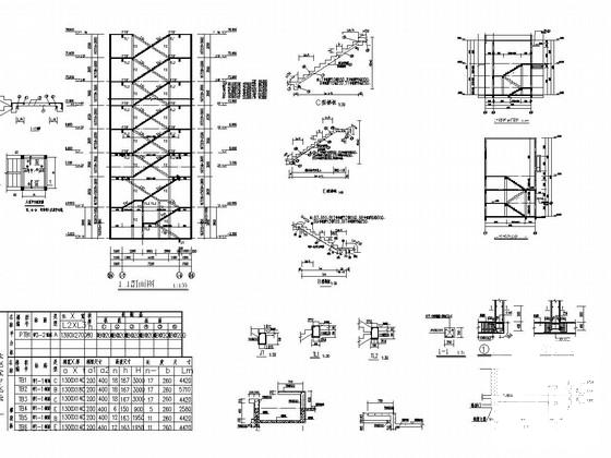 25层塔楼式纯剪力墙住宅楼结构CAD施工图纸（带裙房） - 2