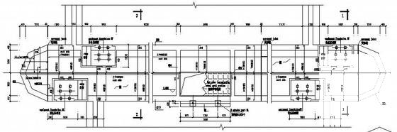污水处理厂氧化沟结构CAD施工图纸 - 3