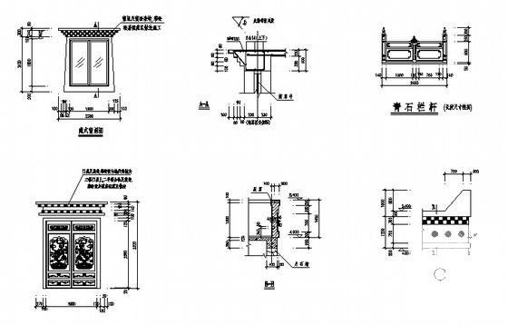 3层古寺庙修建工程建筑施工CAD图纸(三层框架结构) - 2