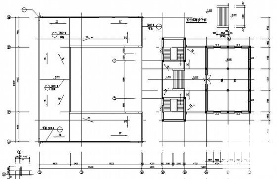 3层古寺庙修建工程建筑施工CAD图纸(三层框架结构) - 3