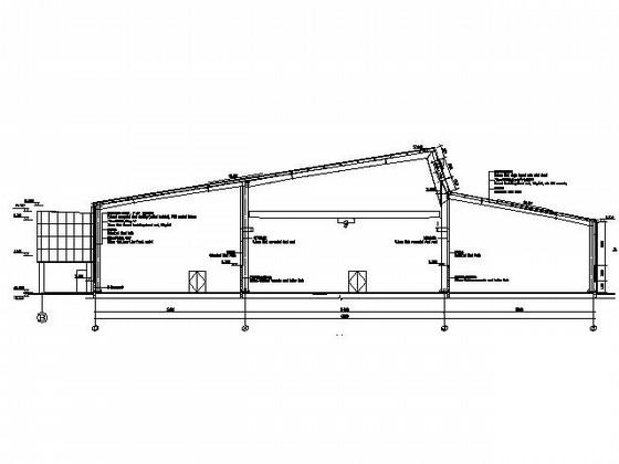 2层工业用地厂房及办公用房建筑施工CAD图纸(总平面布置图) - 2