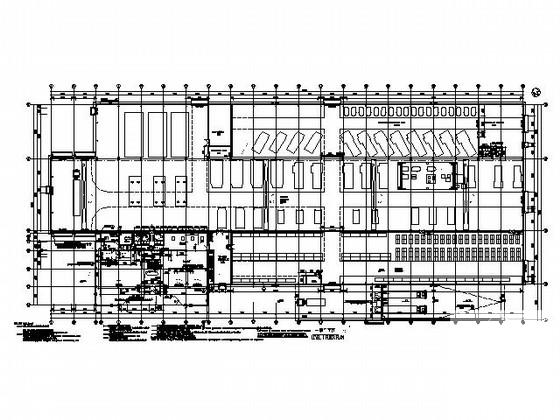 2层工业用地厂房及办公用房建筑施工CAD图纸(总平面布置图) - 3