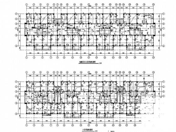 农村6层框架住宅楼结构CAD施工图纸（独立基础） - 2