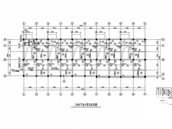 5栋3层框架结构别墅结构CAD施工图纸(基础设计等级) - 2