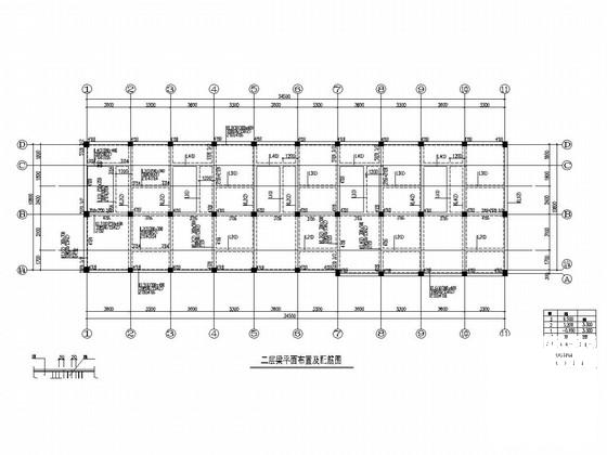 5栋3层框架结构别墅结构CAD施工图纸(基础设计等级) - 3