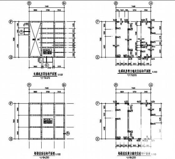 28层纯剪力墙结构高层住宅楼结构CAD施工图纸(桩基础) - 3