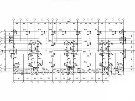 18层部分框支剪力墙结构商住楼结构CAD施工图纸（带转换层） - 2