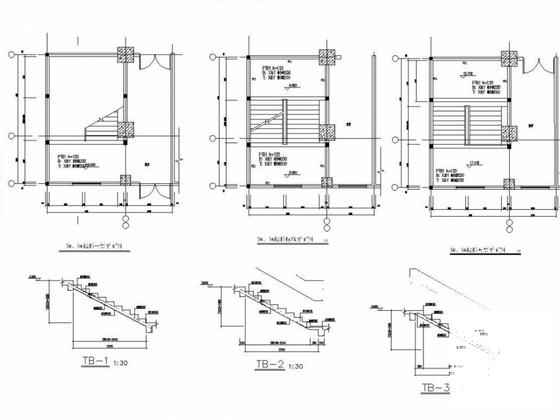 18层部分框支剪力墙结构商住楼结构CAD施工图纸（带转换层） - 5