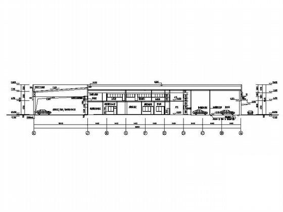 一汽丰田销售服务公司维修中心建筑施工CAD图纸 - 2