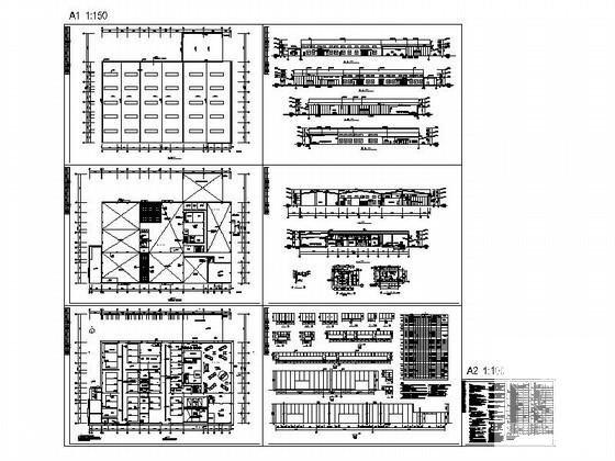 一汽丰田销售服务公司维修中心建筑施工CAD图纸 - 4