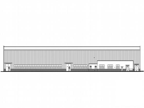 单层工厂建筑CAD施工图纸(钢结构大样图) - 1