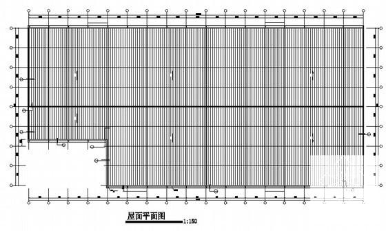 单层钢结构仓库建筑设计CAD施工图纸 - 3