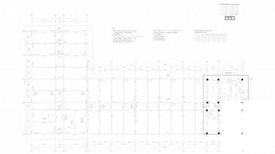 5层产业园商铺及金库框架结构CAD施工图纸(两栋，含建筑图纸) - 3