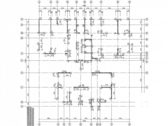 CFG复合桩23层剪力墙住宅楼结构CAD施工图纸 - 3
