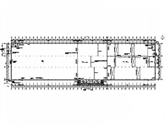 中国单层（局部2层）钢结构厂房建筑施工CAD图纸 - 3