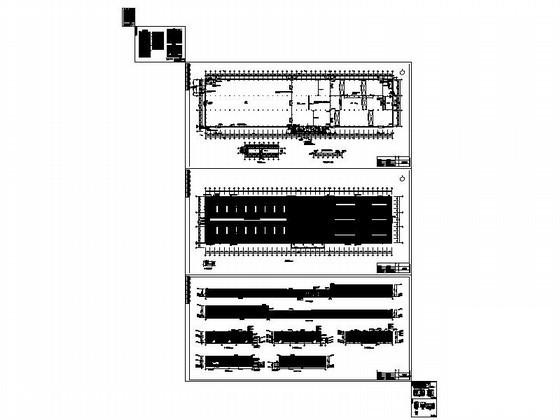 中国单层（局部2层）钢结构厂房建筑施工CAD图纸 - 4