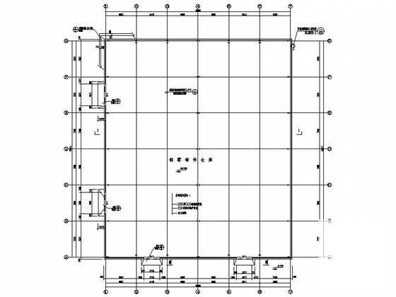 单层门式轻型钢结构厂房建筑施工CAD图纸 - 3