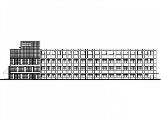 2层厂房建筑施工CAD图纸 - 1