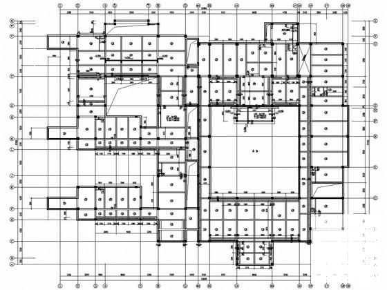 地上1层局部两层框架结构中式别墅结构CAD施工图纸 - 3