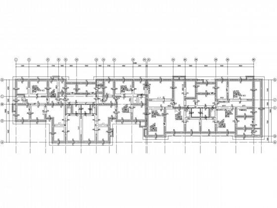 18层剪力墙住宅楼结构CAD施工图纸(梁筏基础) - 3